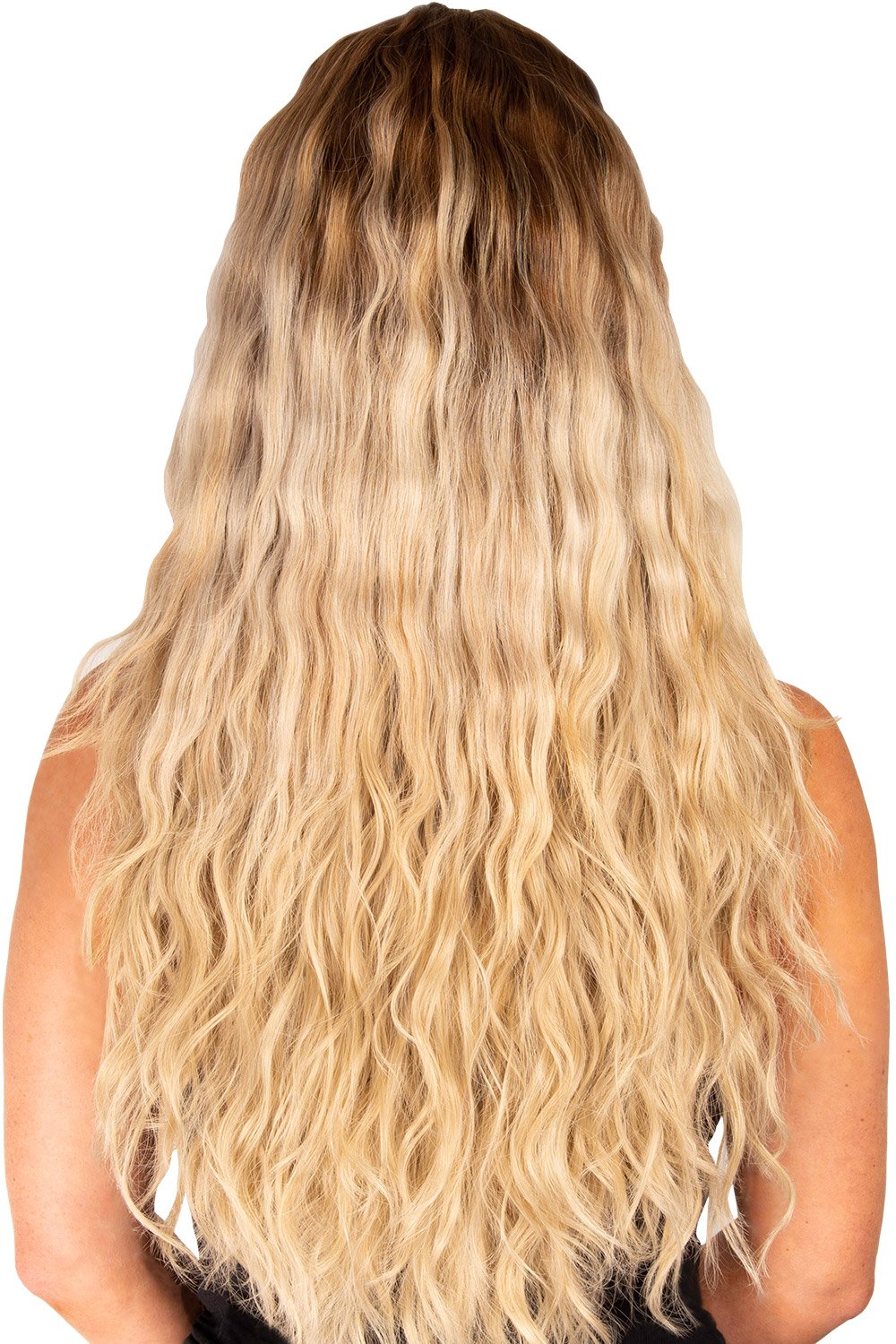Luxury Kylie 20″ 3pc Beach Wave Clip In Hair Extensions - Krystellie Fashion