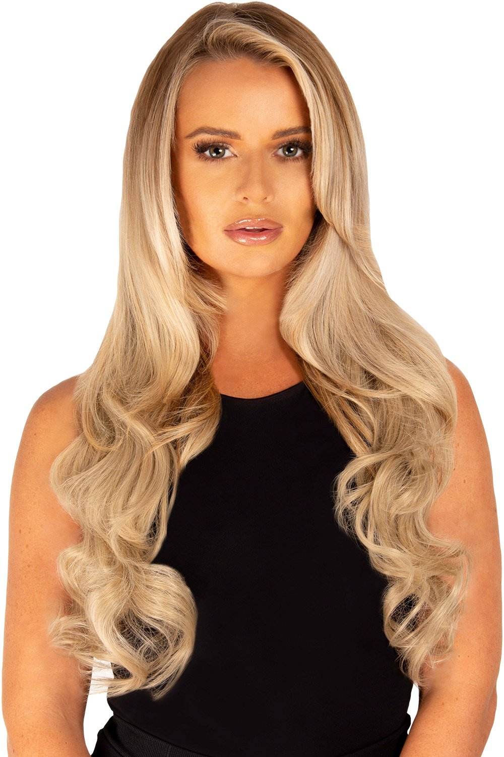 Synthetic Clip In Hair Extensions - 5pc Loose Curl
